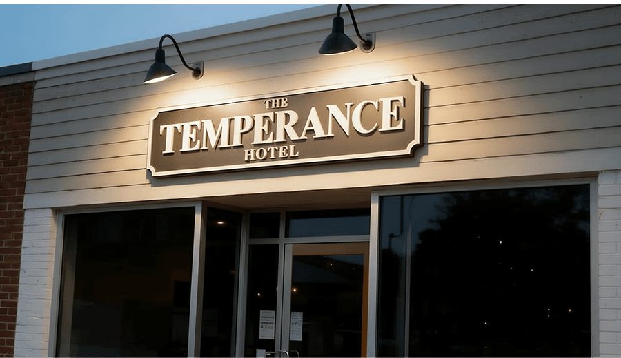 Commercial exterior wall lighting