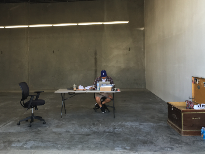 Early Steel Lighting Co. warehouse space in Gardena California