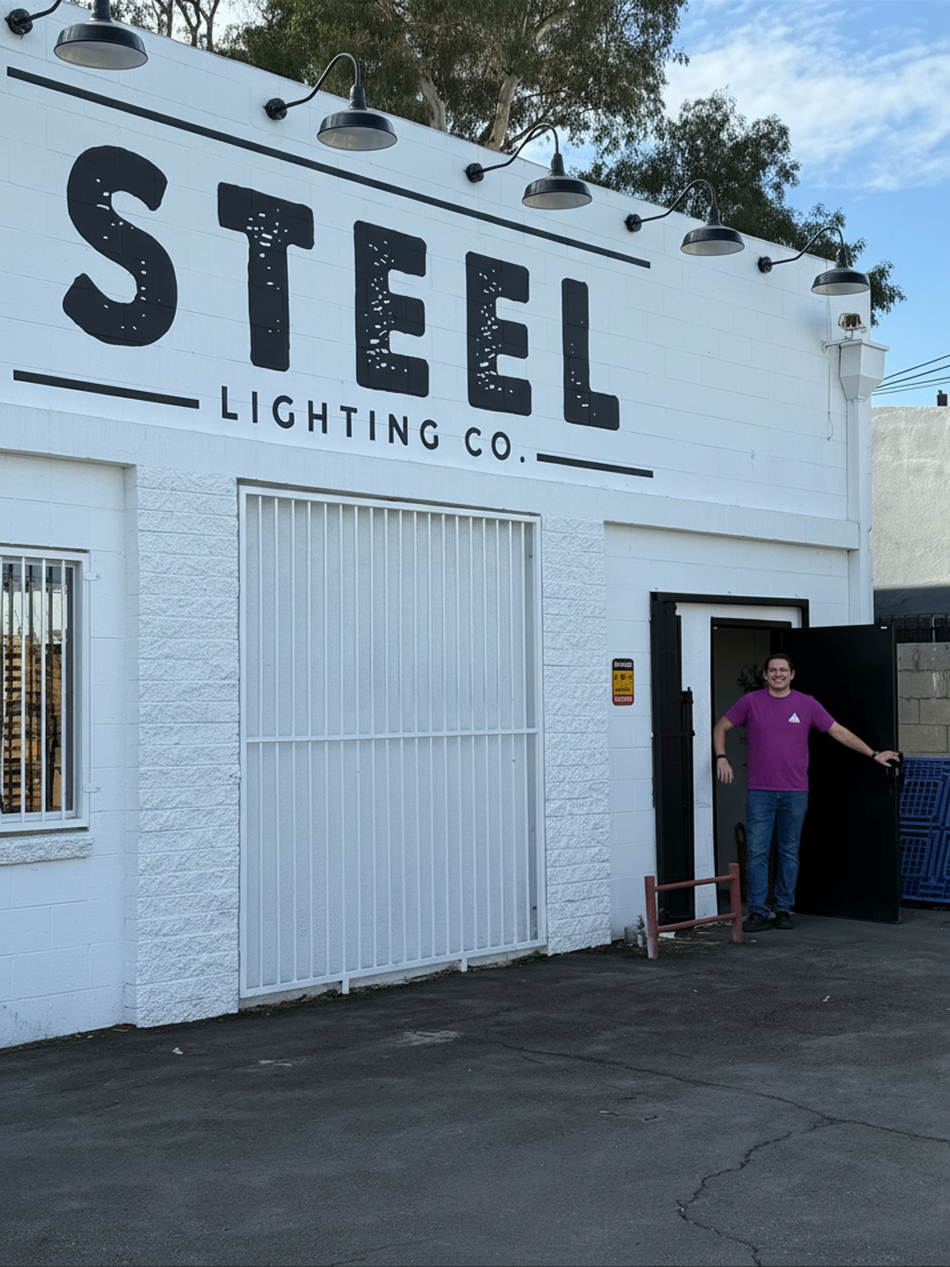 Steel Lighting Co. behind the scenes in 2024